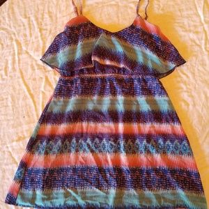 Ladies Small Indulge multi colored dress